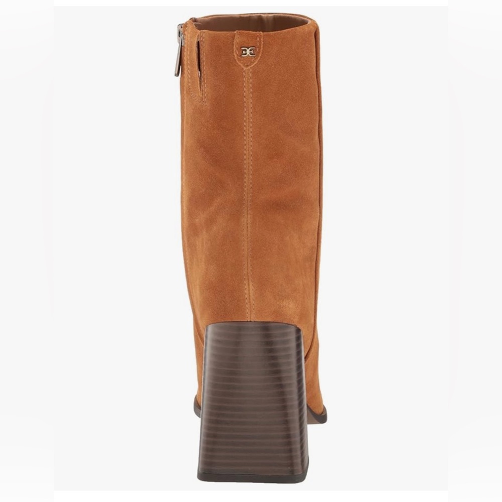 New Sam Edelman Women's Ivette Fashion Boot Toasted Chestnut Size 7 - Picture 6 of 7